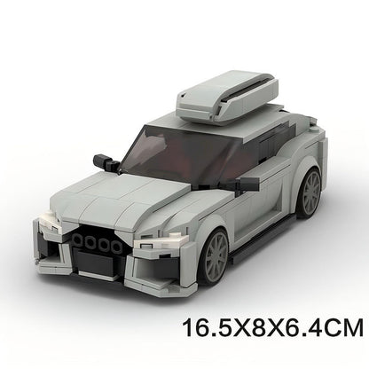 C8 Avant Sport Wagon Performance Estate Car Building Kit | LEGO-Compatible MOC - 6