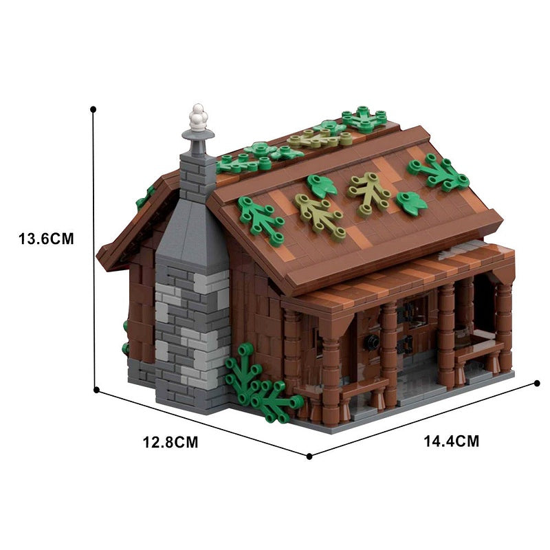 Cabin In The Woods MOC Rustic Forest House Building Kit - 5