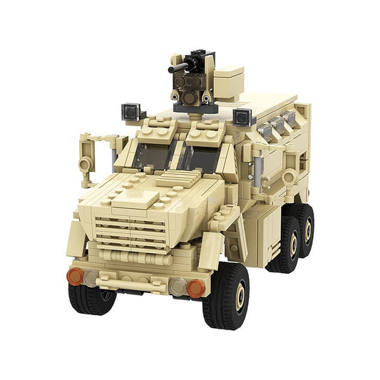 Caiman MRAP Tactical Vehicle MOC Building Kit | 521 PCS Armored Vehicle Model - 1