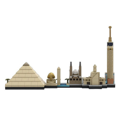 Cairo Egypt Skyline MOC Building Kit | Ancient City Architecture Model - 2
