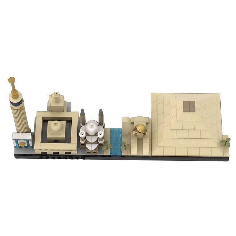 Cairo Egypt Skyline MOC Building Kit | Ancient City Architecture Model - 3