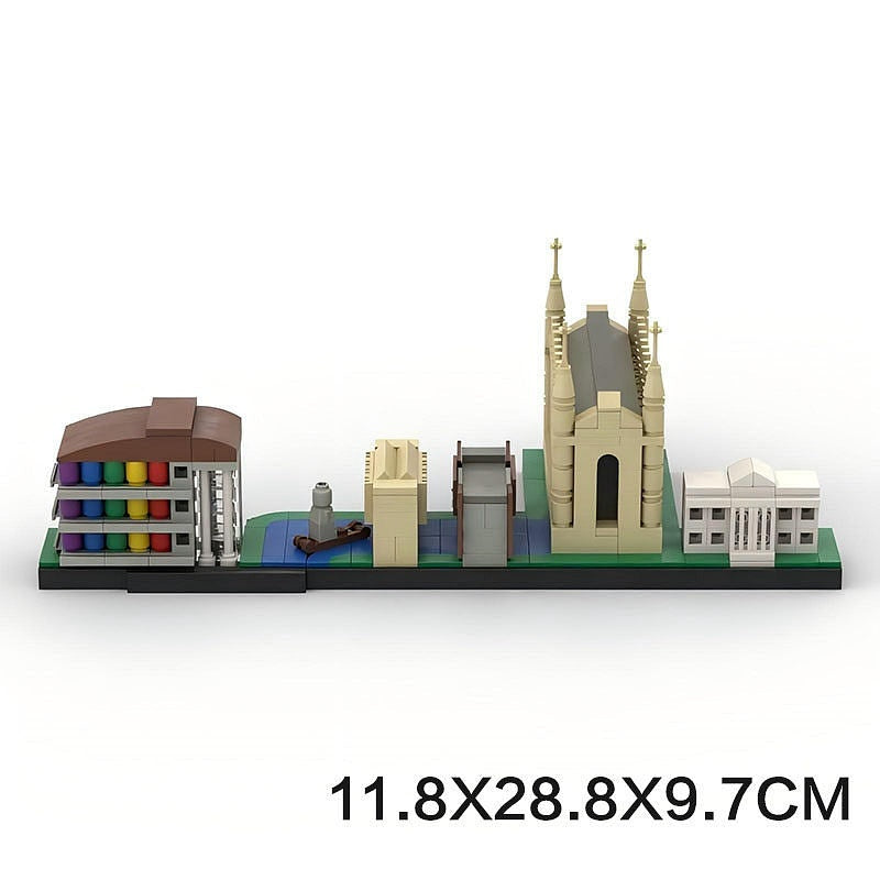 Cambridge Historic Skyline MOC Building Kit - 4