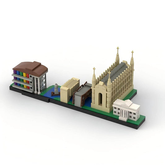 Cambridge Skyline Building Kit | LEGO-Compatible MOC - 1