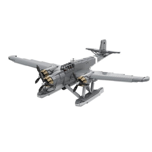 CANT Z.506 Airone Seaplane MOC Building Kit | 1/35 Scale Military Aircraft Model - 1