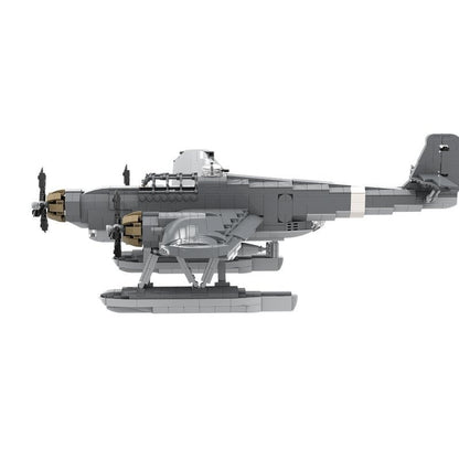 CANT Z.506 Airone Seaplane MOC Building Kit | 1/35 Scale Military Aircraft Model - 3