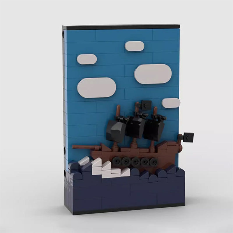 Captain's Adventure MOC Space Diorama Building Kit - 2