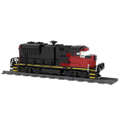 Cargo Train Building Kit | EMD SD70M-2 CN Train | LEGO-Compatible MOC - 1