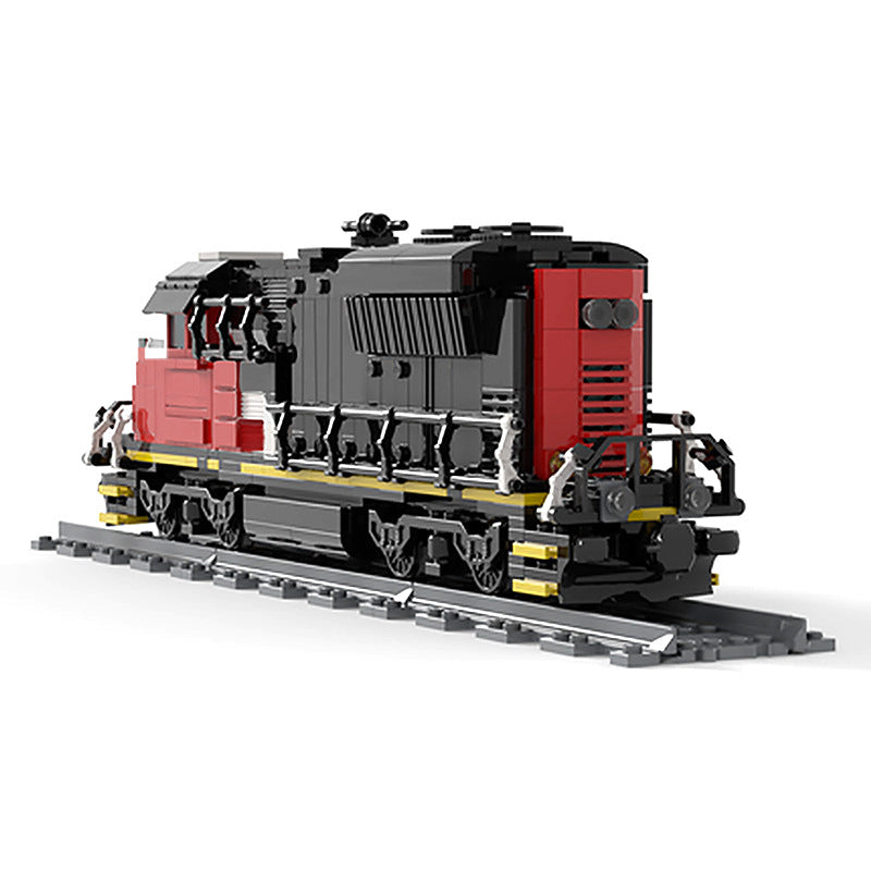 Cargo Train Building Kit | EMD SD70M-2 CN Train | LEGO-Compatible MOC - 3
