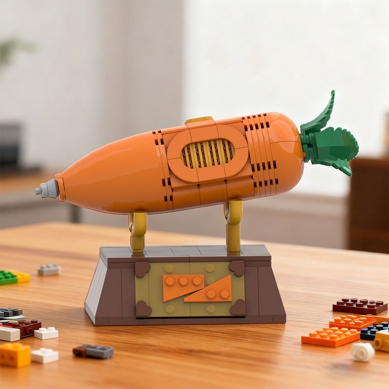 Carrot Voice Recorder Building Kit | LEGO-Compatible MOC - 1