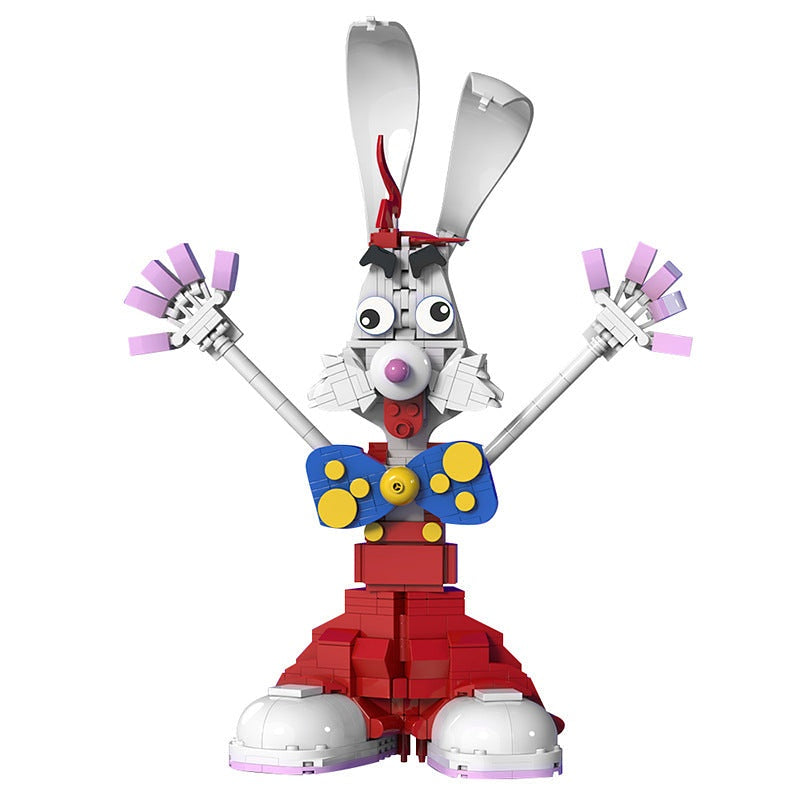 Cartoon Mischief Rabbit Animal Model MOC Building Kit | Character Design - 1