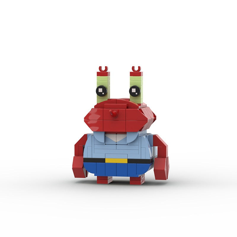 Cartoon Ocean Character MOC Building Kit | Custom Block Model Collection - 8