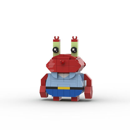 Cartoon Ocean Character MOC Building Kit | Custom Block Model Collection - 8