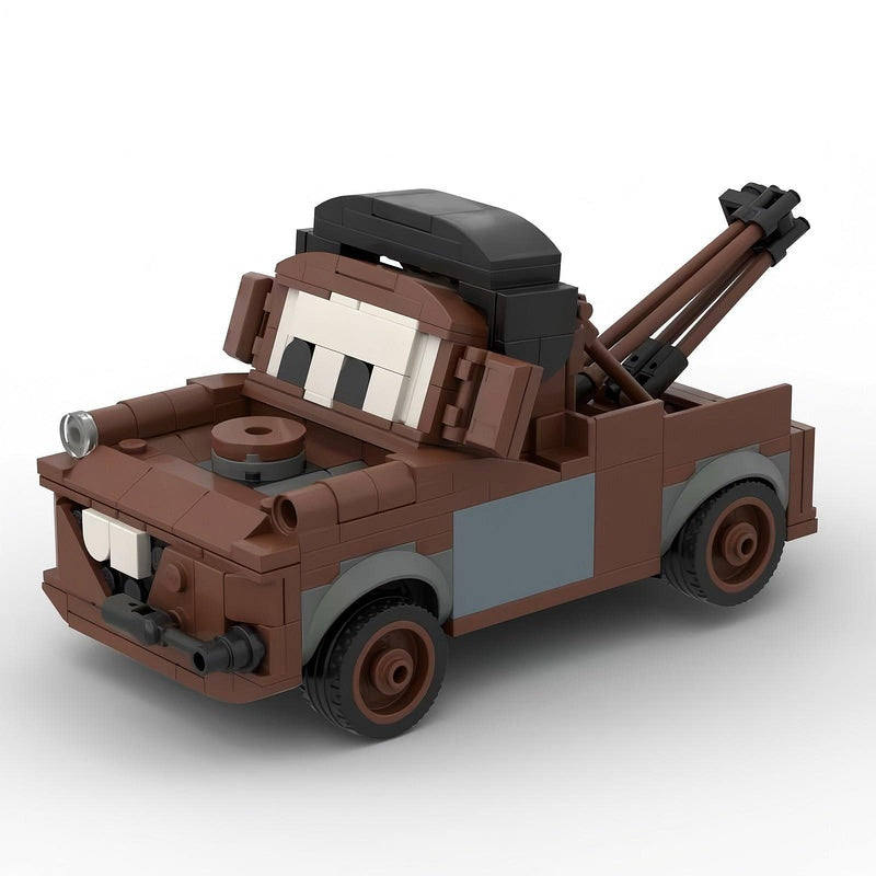 Cartoon Rusty Tow Truck Building Kit | LEGO-Compatible MOC - 1