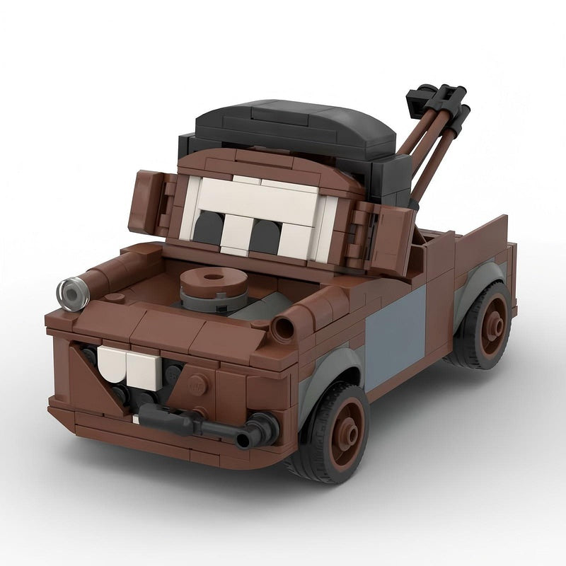 Cartoon Rusty Tow Truck Building Kit | LEGO-Compatible MOC - 5
