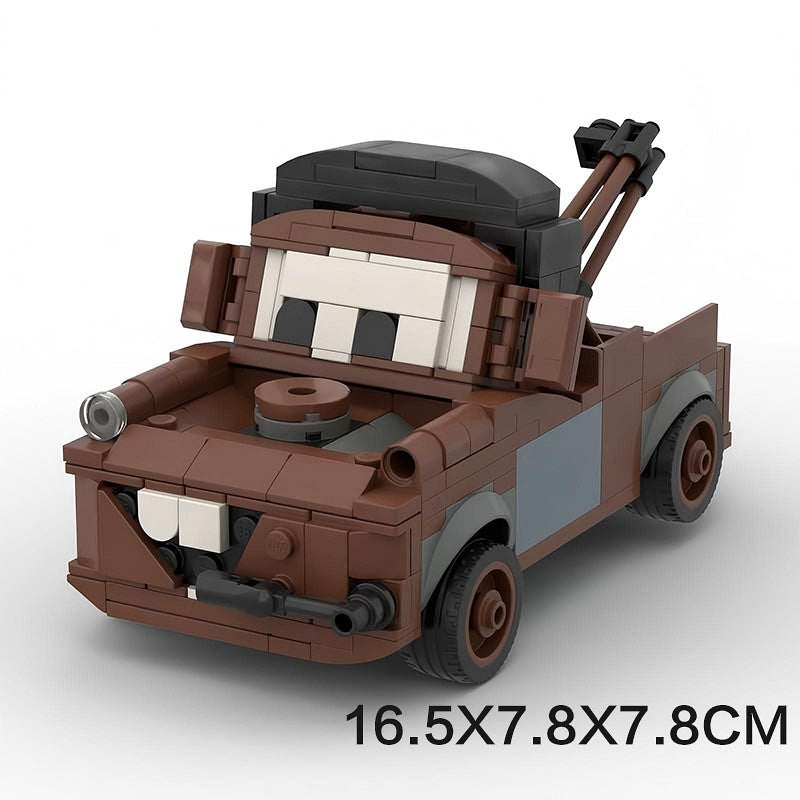 Cartoon Rusty Tow Truck Building Kit | LEGO-Compatible MOC - 6