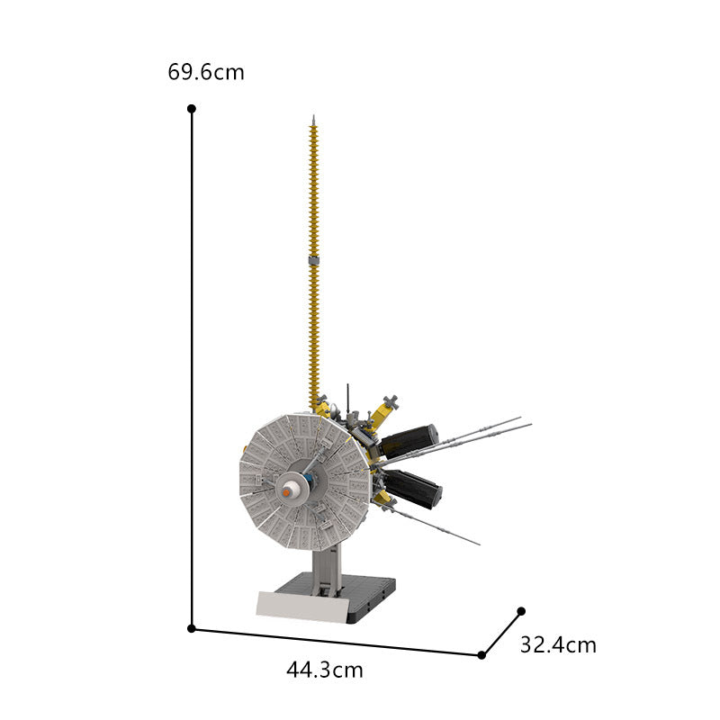 Cassini Huygens Spacecraft 1:12 Building Kit | LEGO-Compatible MOC - 8