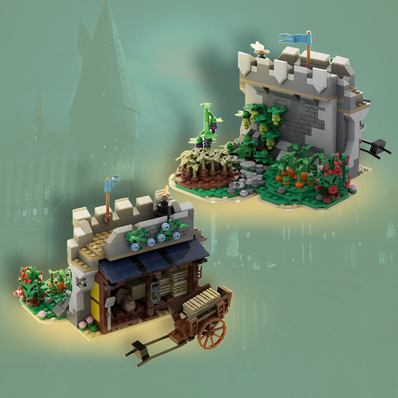 Castle Expansion: Rickyard & Farmland Building Kit | LEGO-Compatible MOC - 4