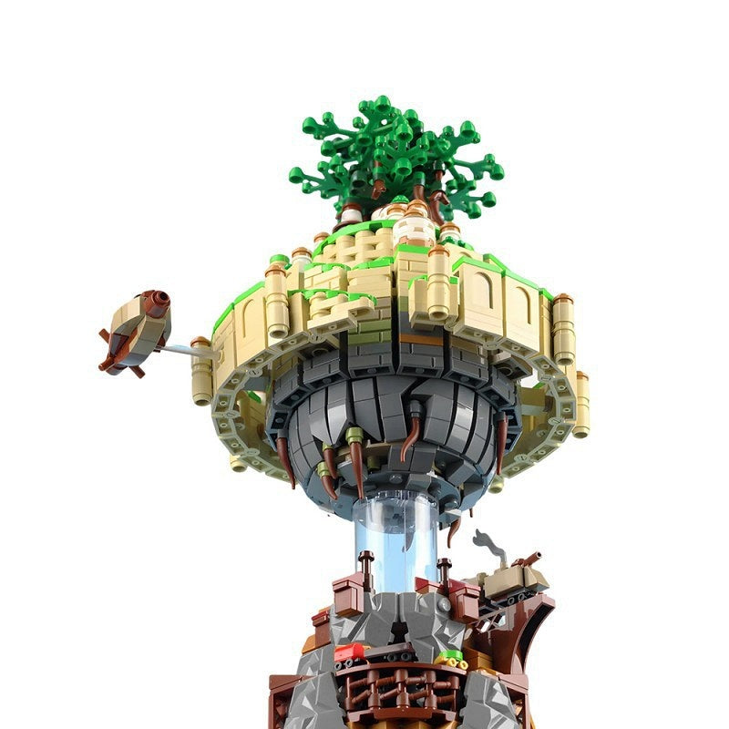 Castle in the Sky MOC Fantasy Architecture Building Kit | Rotating Castle Model - 2