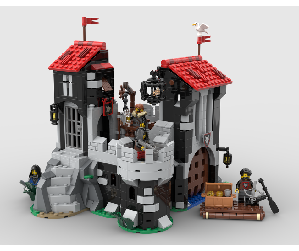 Castle Wolfstone Building Kit | LEGO-Compatible MOC - 1