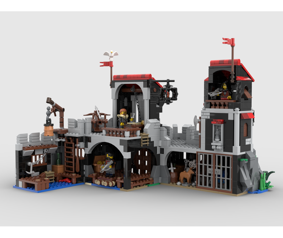 Castle Wolfstone Building Kit | LEGO-Compatible MOC - 3