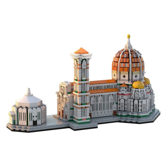 Cathedral of Florence Building Kit | LEGO-Compatible MOC - 1