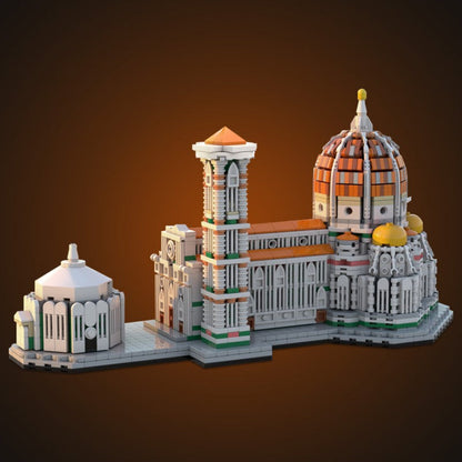 Cathedral of Florence Building Kit | LEGO-Compatible MOC - 10