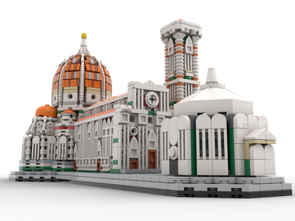Cathedral of Florence Building Kit | LEGO-Compatible MOC - 2