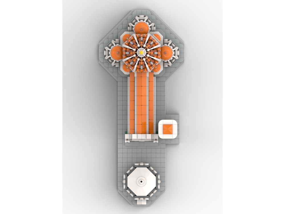 Cathedral of Florence Building Kit | LEGO-Compatible MOC - 5