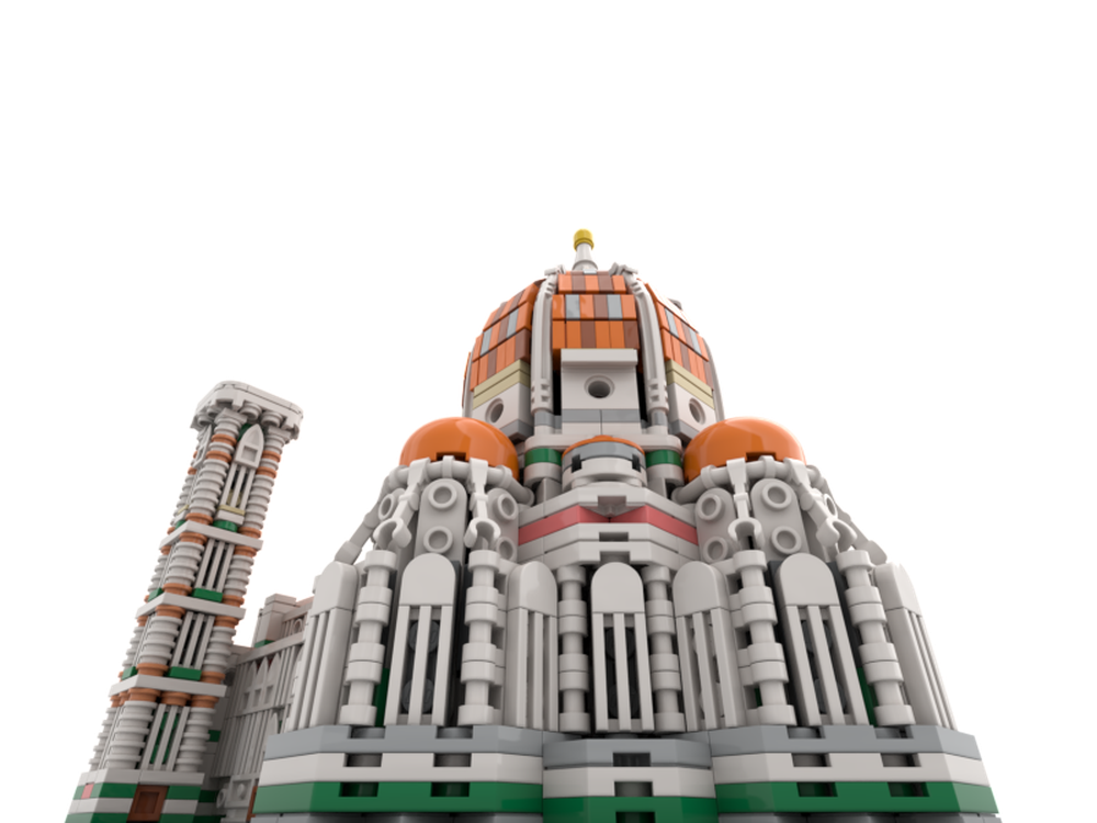 Cathedral of Florence Building Kit | LEGO-Compatible MOC - 8