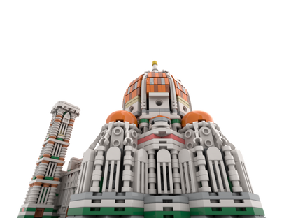 Cathedral of Florence Building Kit | LEGO-Compatible MOC - 8