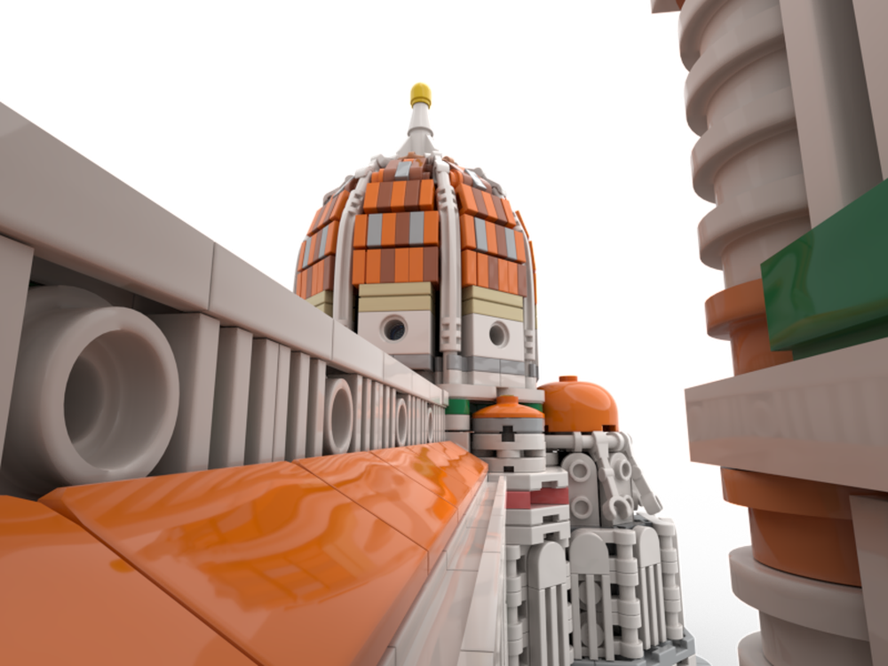 Cathedral of Florence Building Kit | LEGO-Compatible MOC - 9