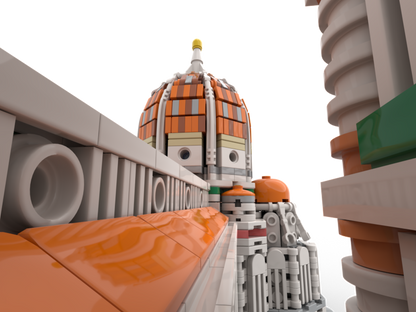 Cathedral of Florence Building Kit | LEGO-Compatible MOC - 9