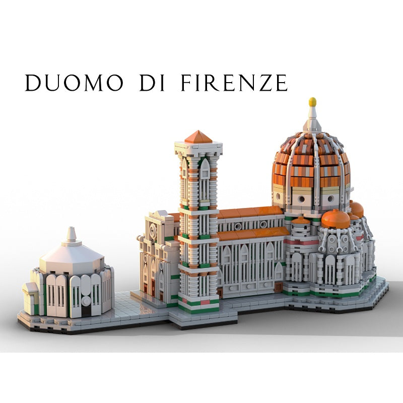 Cathedral of Florence MOC Renaissance Architecture Building Kit - 4