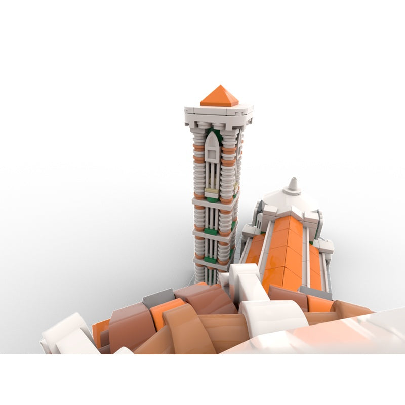 Cathedral of Florence MOC Renaissance Architecture Building Kit - 6