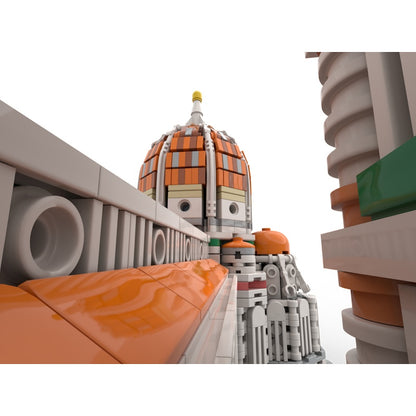 Cathedral of Florence MOC Renaissance Architecture Building Kit - 9