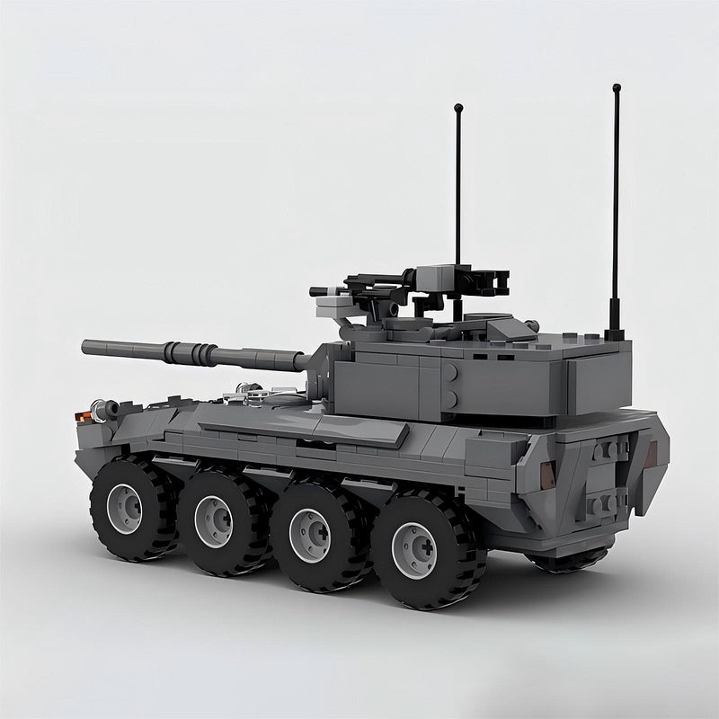 Centauro 120 mm Gun Armored Vehicle MOC Building Kit - 3