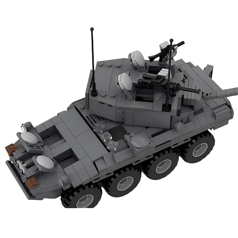 Centauro 120 mm Gun Armored Vehicle MOC Building Kit - 4