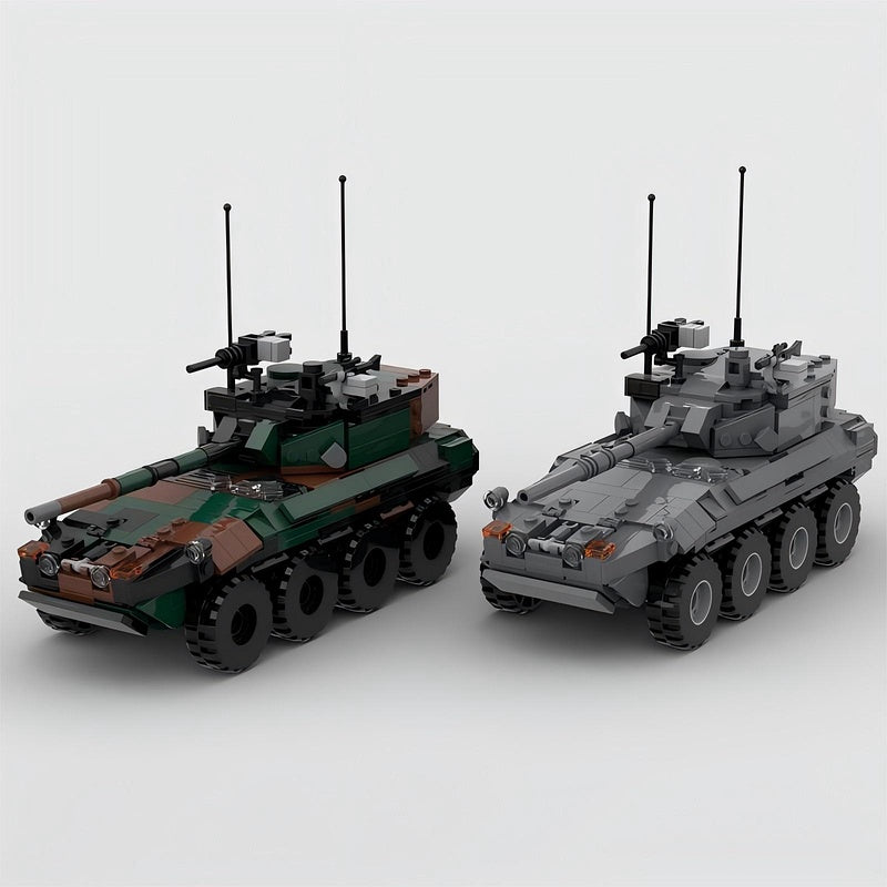 Centauro 120 mm Gun Armored Vehicle MOC Building Kit - 6