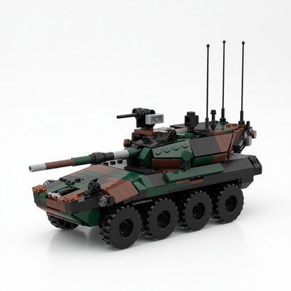Centauro II 8x8 Armored Gun Vehicle MOC Building Kit - 6