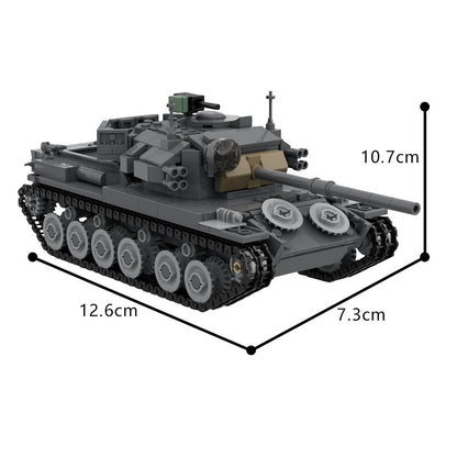Centurion Mk5/1 MOC Main Battle Tank Building Kit 989PCS Display Model - 4