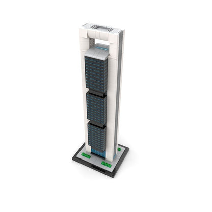 Cepsa Tower MOC Building Kit | 1:800 Scale Architecture Model - 2