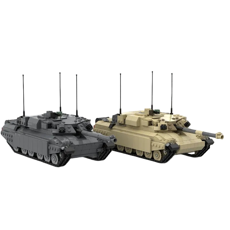 Challenger 1 MBT MOC Building Kit | Modern Military Tank Model - 1