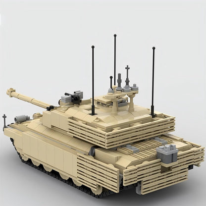 Challenger 2 TES MBT MOC Building Kit | Modern Tank Vehicle Model - 4