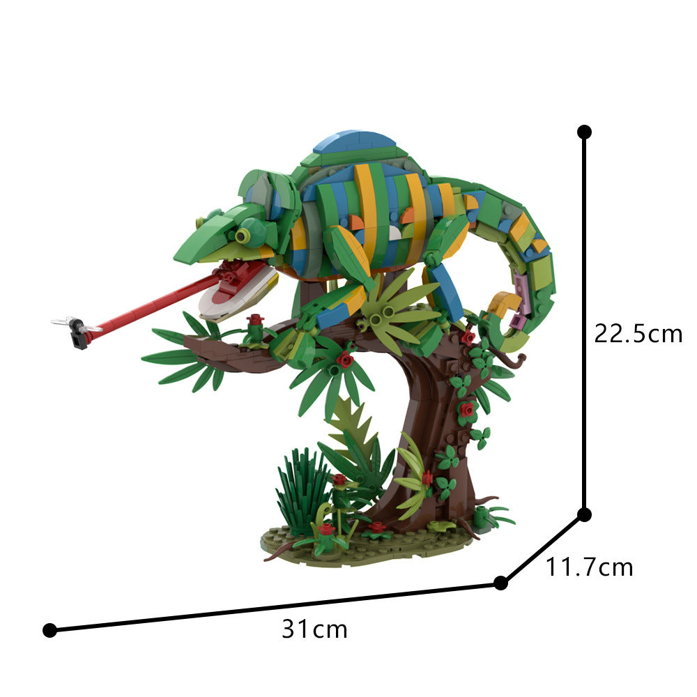 chameleon building set | lego compatible - 4