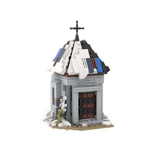 Chapel MOC Building Kit | Historic Architecture Model - 1