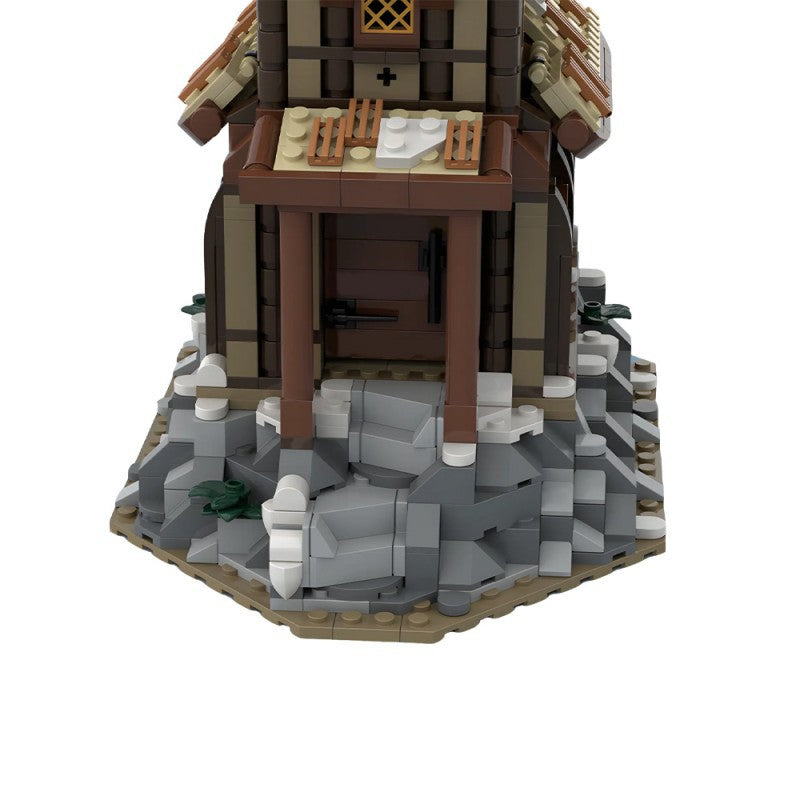 Chapel of Solitude Building Kit | LEGO-Compatible MOC - 6