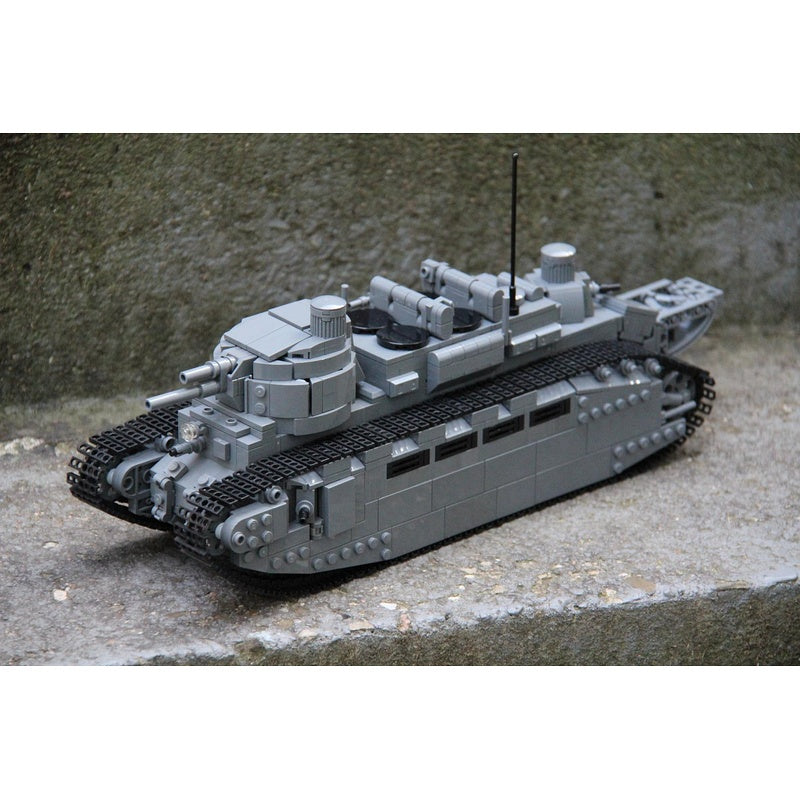 Char 2C French Super-Heavy Tank MOC Building Kit - 5