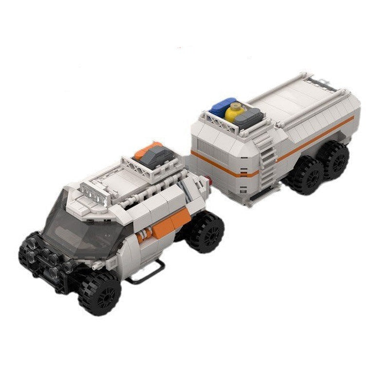 Chariot And Trailer MOC Building Kit | Historical Vehicle Model - 1