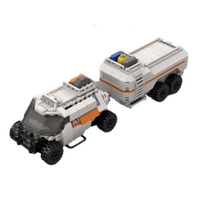 Chariot And Trailer MOC Building Kit | Historical Vehicle Model - 1