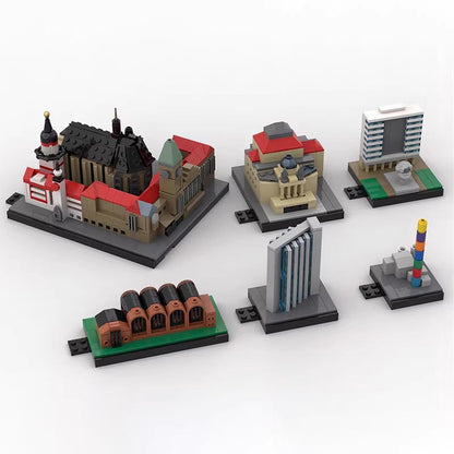 Chemnitz Skyline Building Kit | Compatible MOC - 2